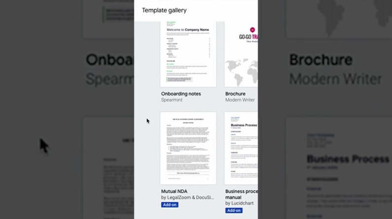 google docs tips | template gallery